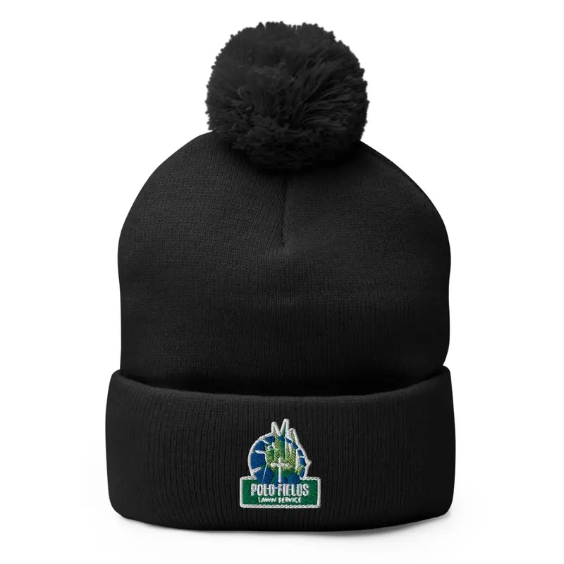 Polo Fields Lawn Service Pom Knit Cap